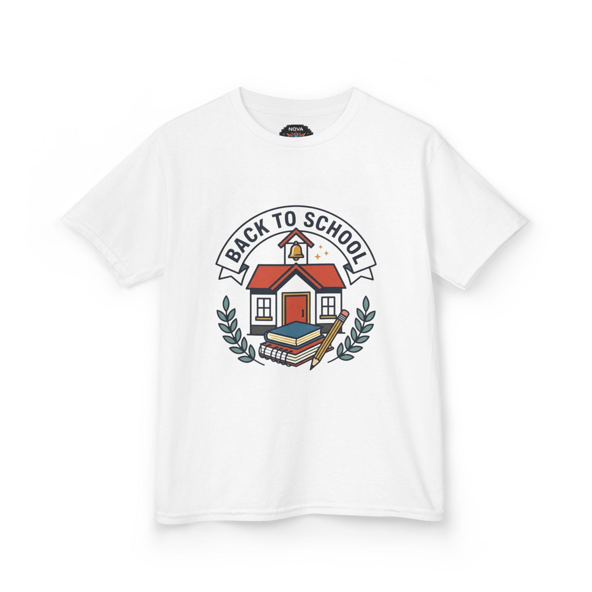 Back to School Kids Tee — "Be Ready Girls" Schoolhouse Graphic