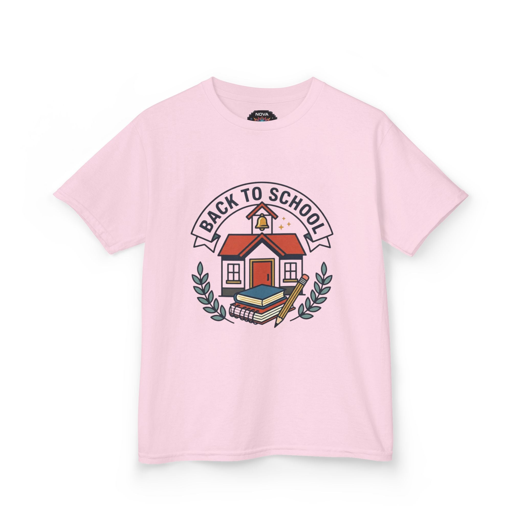 Back to School Kids Tee — "Be Ready Girls" Schoolhouse Graphic