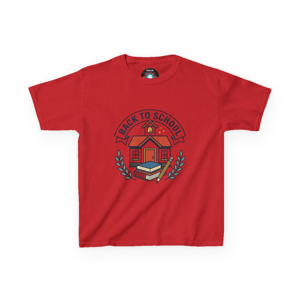 Back to School Kids Tee — "Be Ready Girls" Schoolhouse Graphic