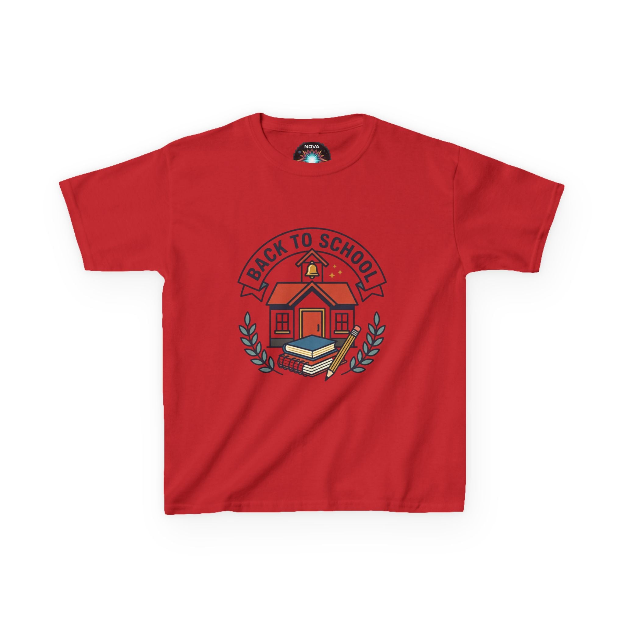 Back to School Kids Tee — "Be Ready Girls" Schoolhouse Graphic
