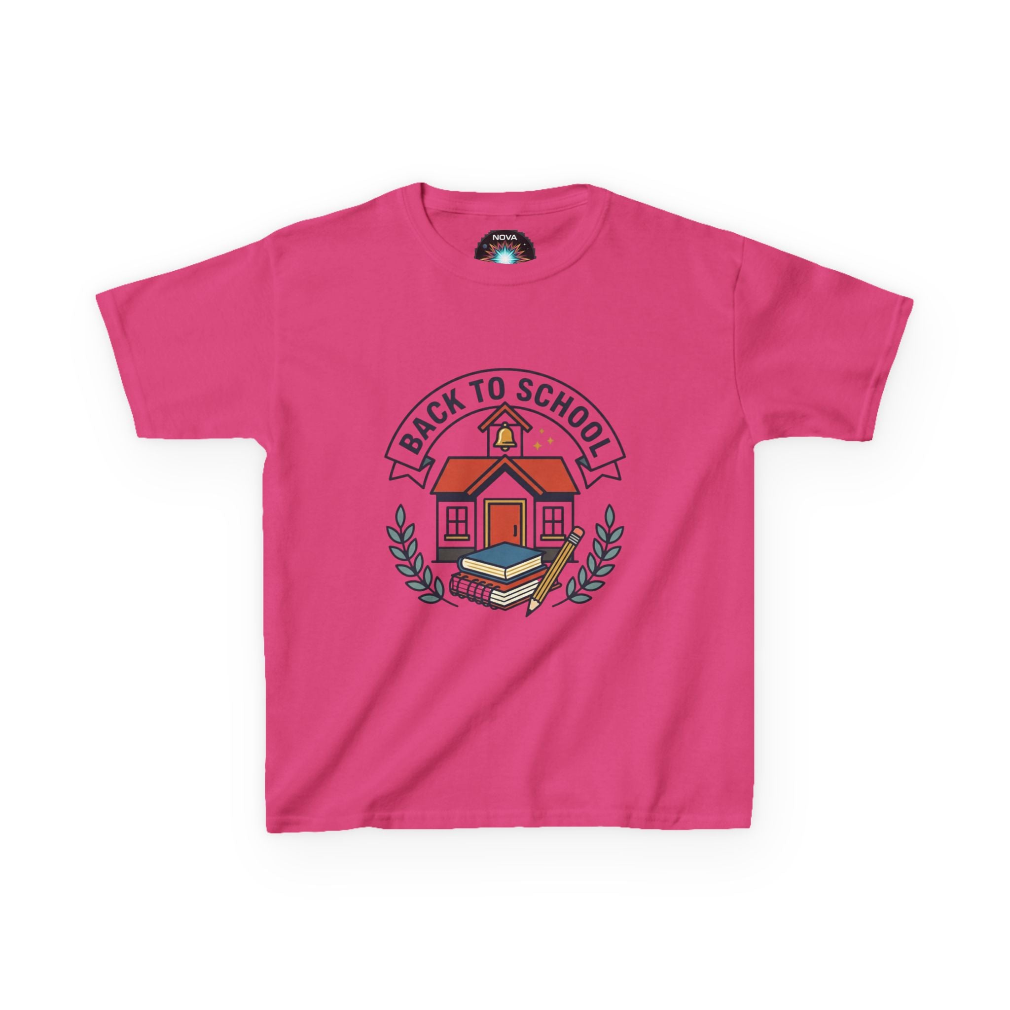 Back to School Kids Tee — "Be Ready Girls" Schoolhouse Graphic