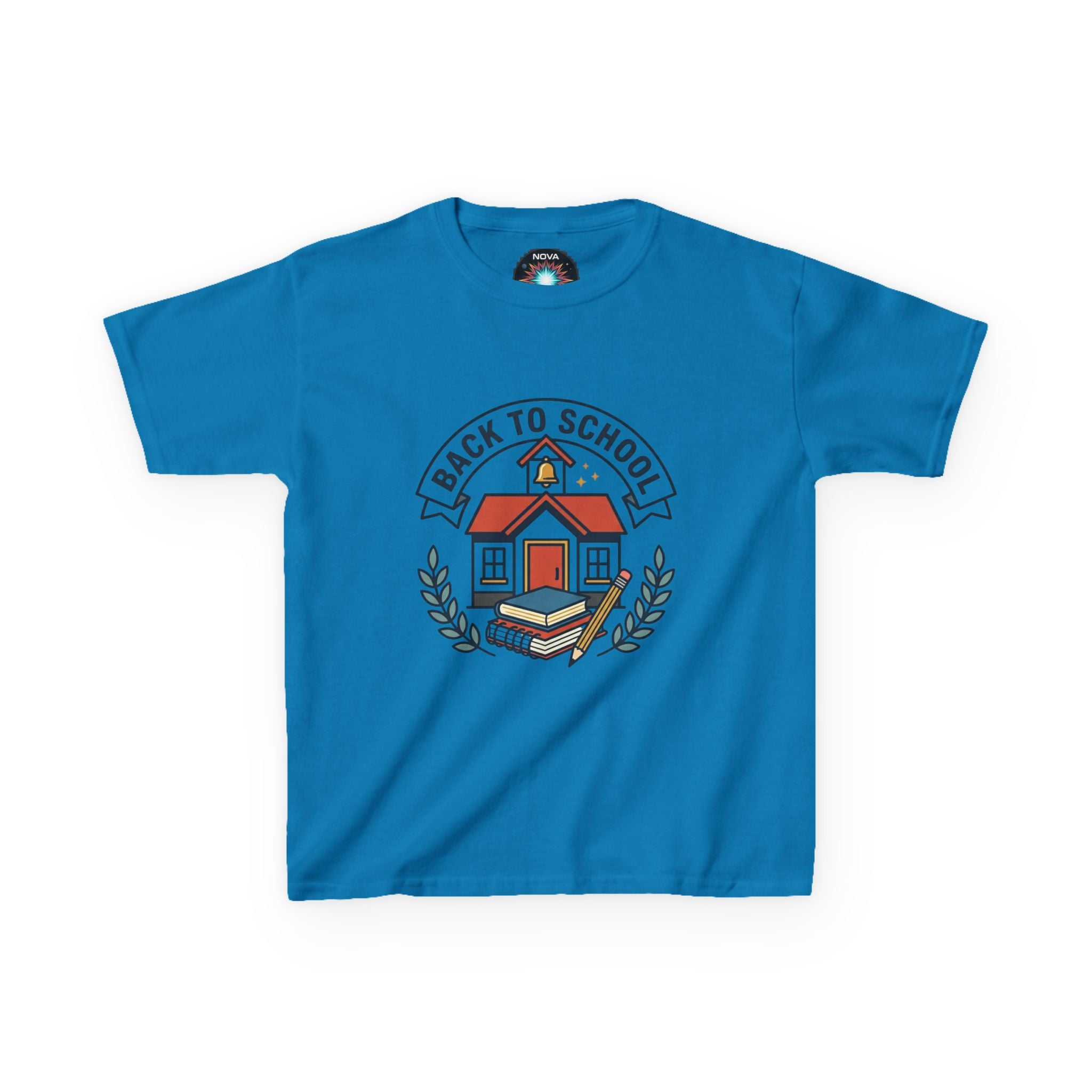 Back to School Kids Tee — "Be Ready Girls" Schoolhouse Graphic