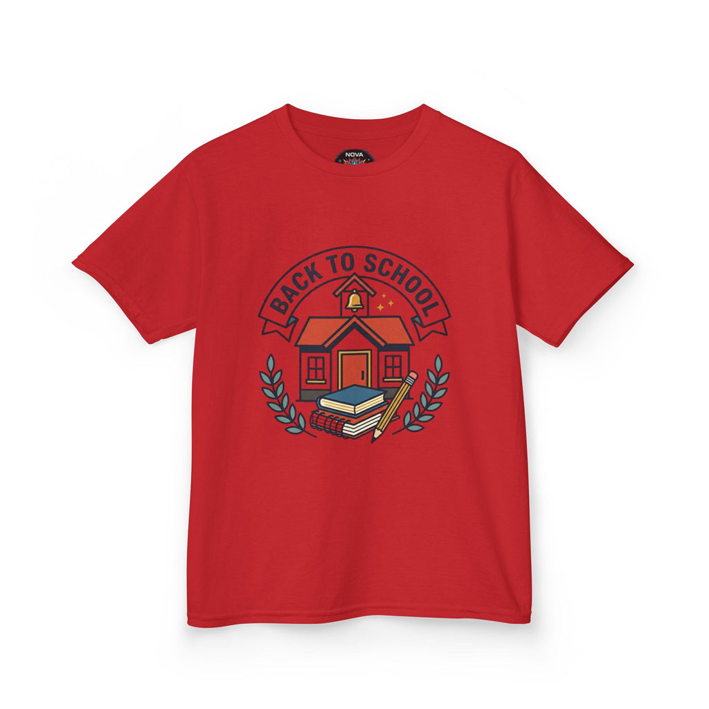 Back to School Kids Tee — "Be Ready Girls" Schoolhouse Graphic