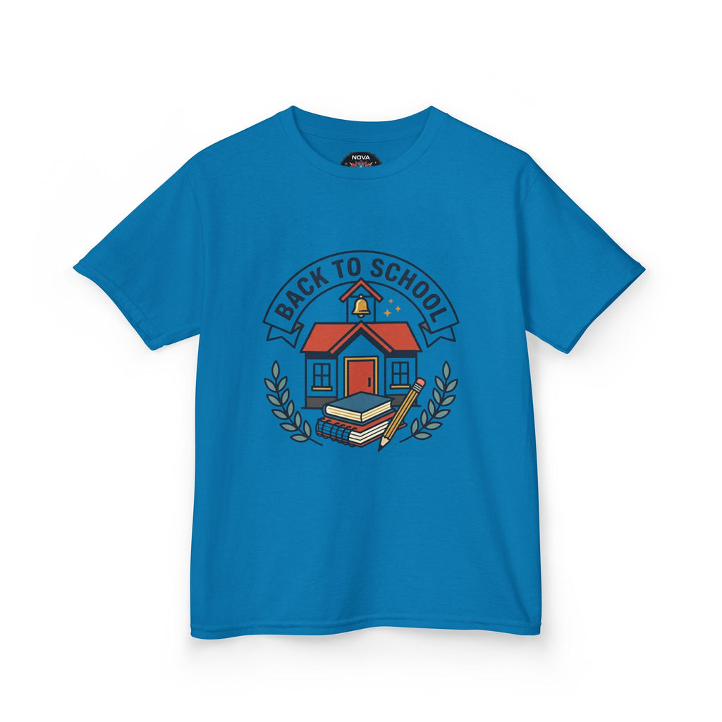 Back to School Kids Tee — "Be Ready Girls" Schoolhouse Graphic