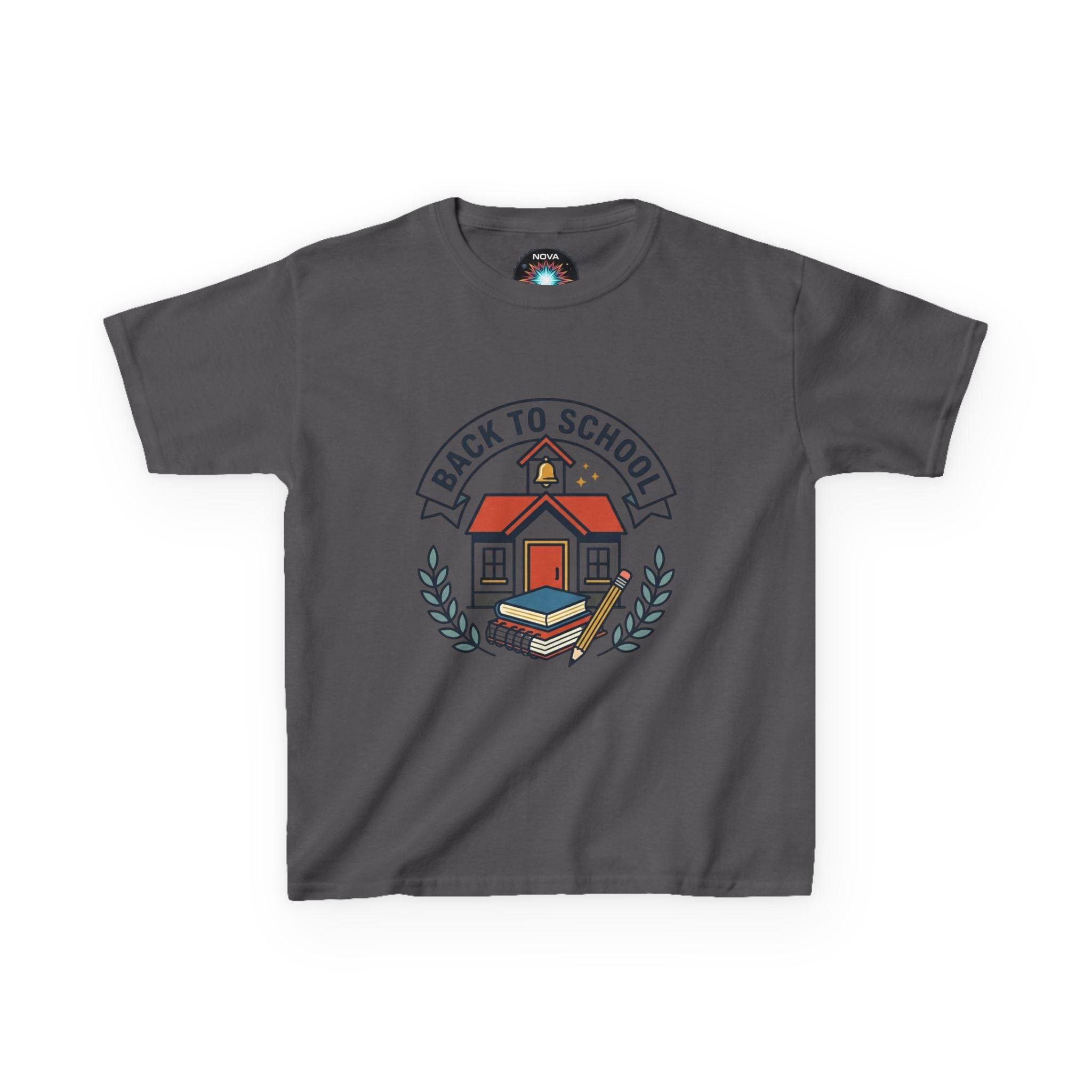 Back to School Kids Tee — "Be Ready Girls" Schoolhouse Graphic