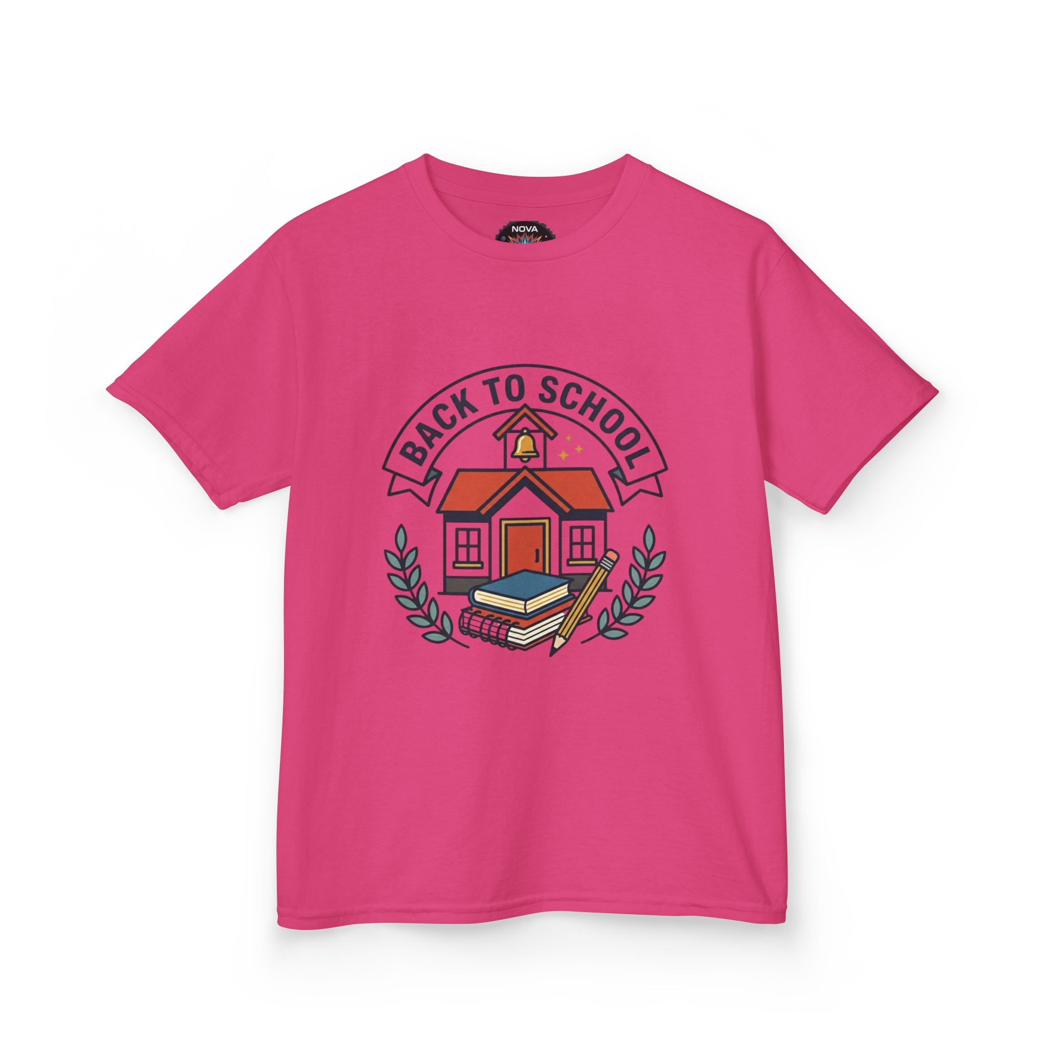 Back to School Kids Tee — "Be Ready Girls" Schoolhouse Graphic
