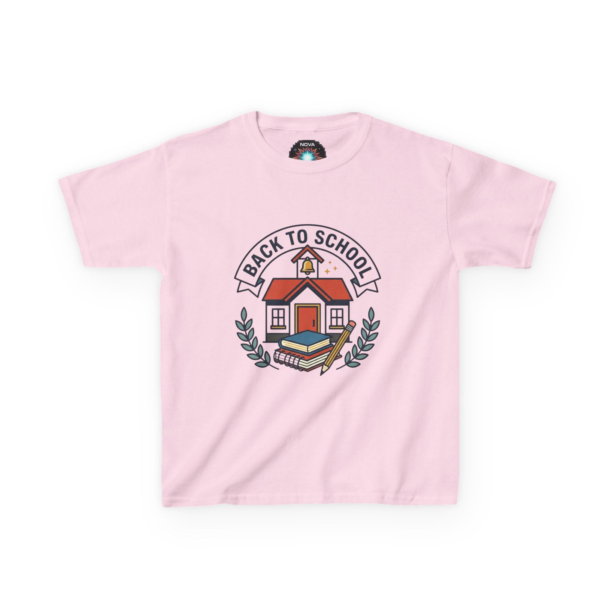Back to School Kids Tee — "Be Ready Girls" Schoolhouse Graphic
