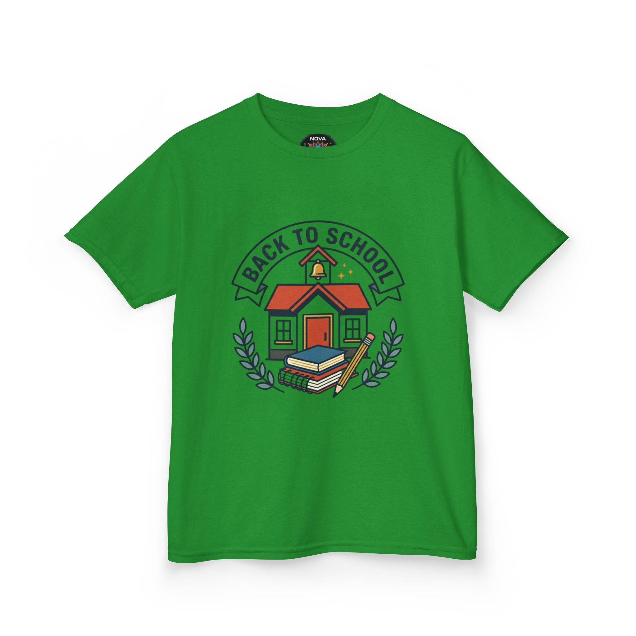 Back to School Kids Tee — "Be Ready Girls" Schoolhouse Graphic