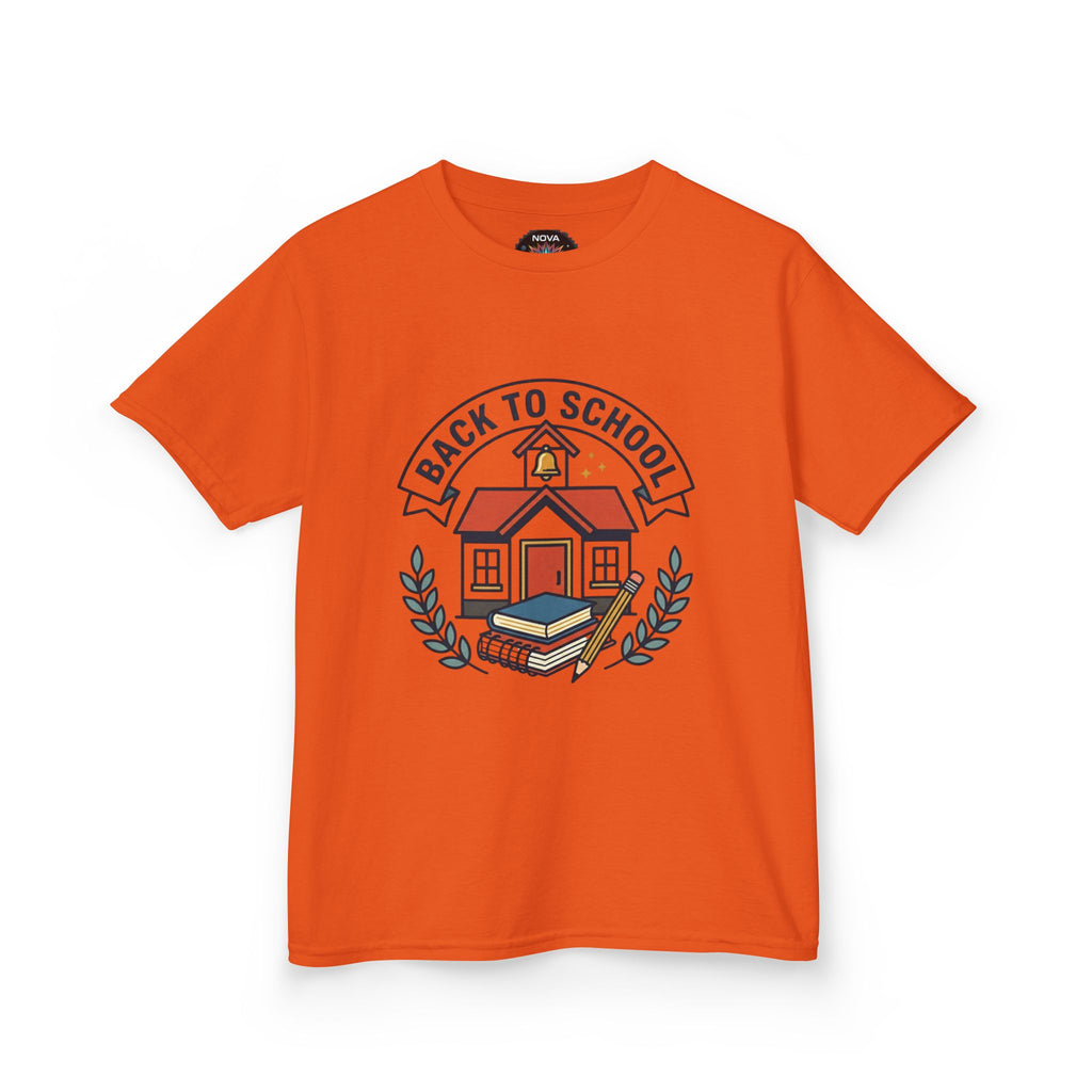 Back to School Kids Tee — "Be Ready Girls" Schoolhouse Graphic