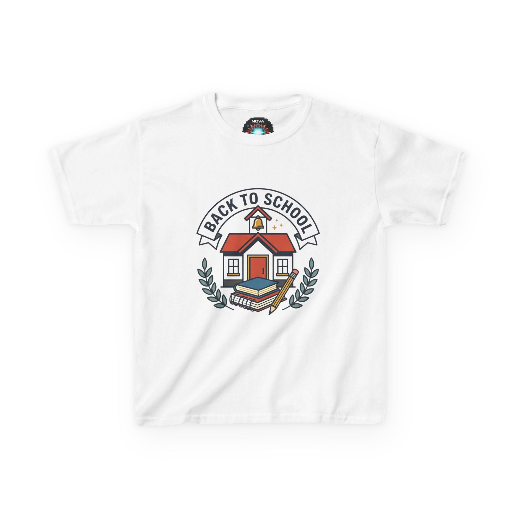Back to School Kids Tee — "Be Ready Girls" Schoolhouse Graphic