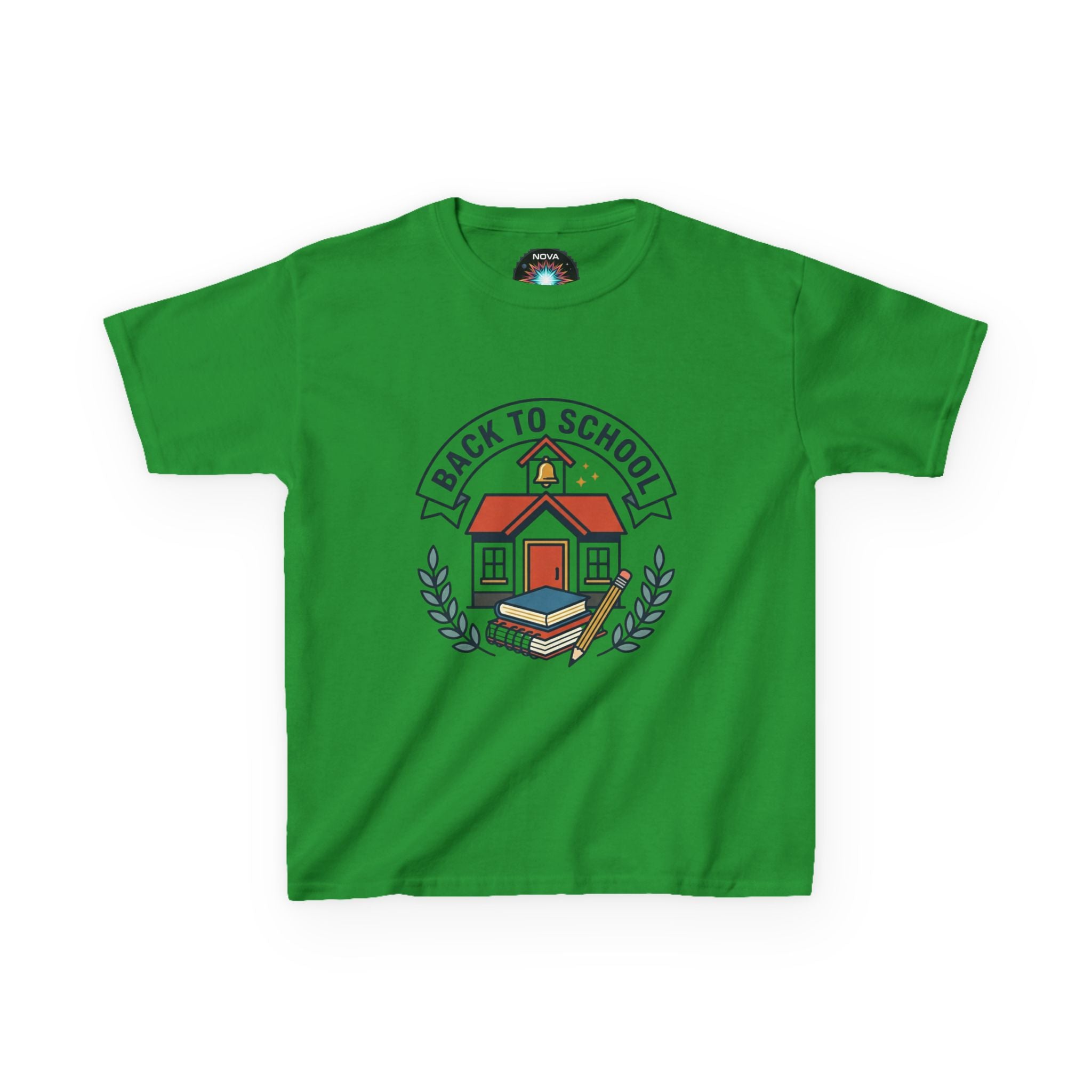 Back to School Kids Tee — "Be Ready Girls" Schoolhouse Graphic
