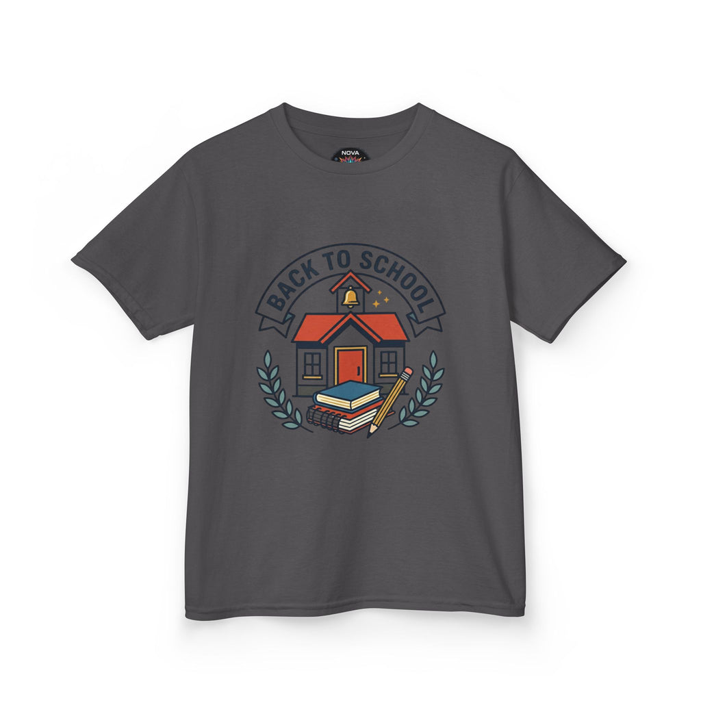 Back to School Kids Tee — "Be Ready Girls" Schoolhouse Graphic