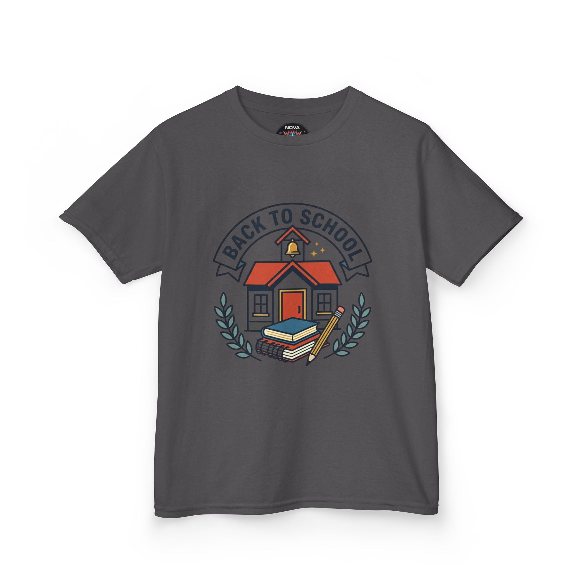 Back to School Kids Tee — "Be Ready Girls" Schoolhouse Graphic