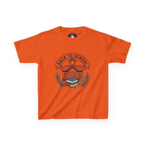 Back to School Kids Tee — "Be Ready Girls" Schoolhouse Graphic